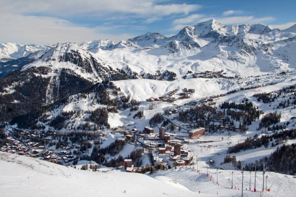 Station de ski La Plagne, en Savoie